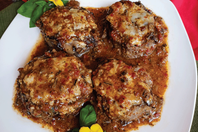 Wild Rice Saltimbocca Steak Rolls