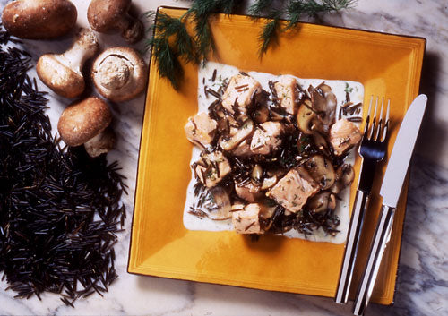 Salmon Wild Rice "Risotto"