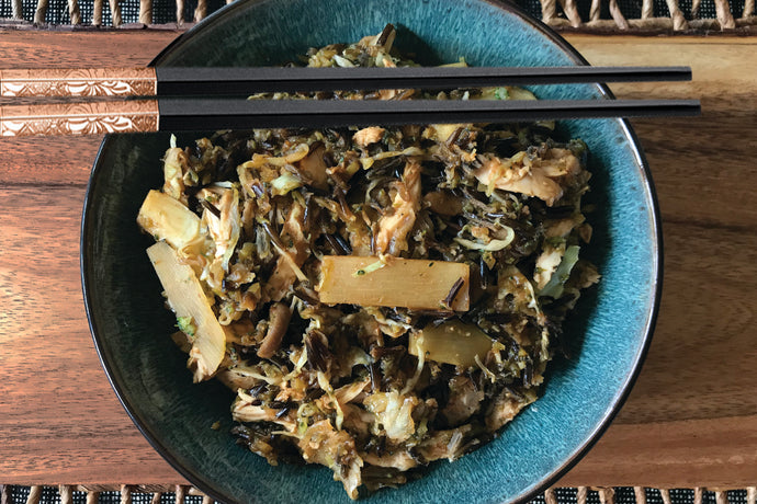 Moo Shu Chicken Wild Rice Skillet