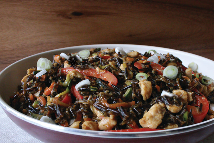 Chicken Thai Wild Rice with Peanut Sauce
