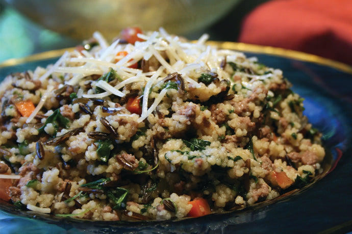 Wild Rice Risotto Bolognese