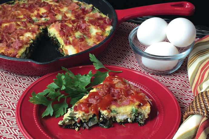 Green Garden Wild Rice Frittata