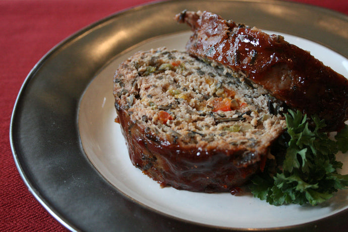 Cheesy Loaded Wild Rice Roulade