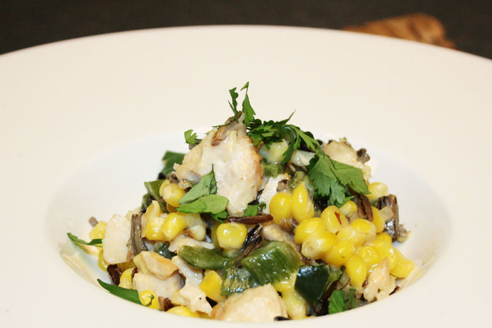 Roasted Poblano Chicken Wild Rice