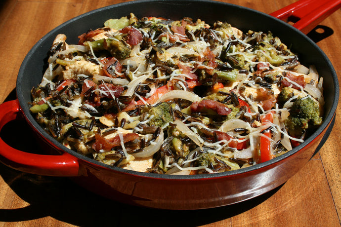 Zesty Wild Rice Skillet