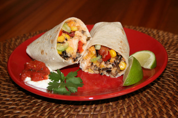"Hit the Road" Wild Rice Burritos