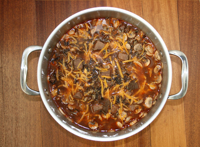 Wild Rice Beef Stew with Red Wine
