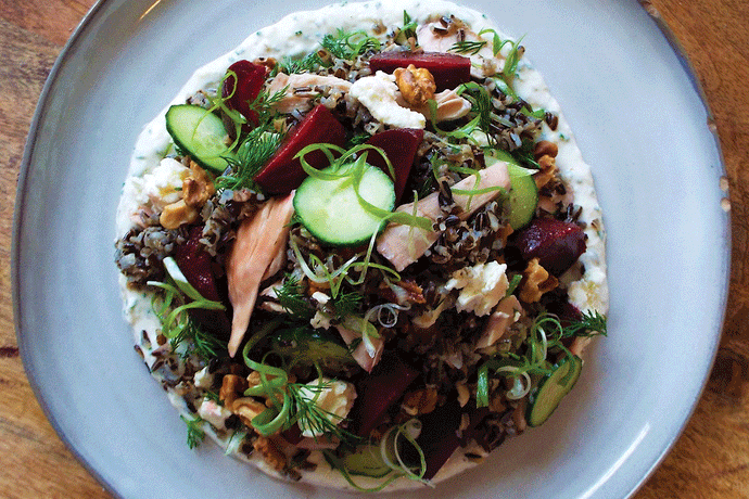 Beet & Wild Rice Salad