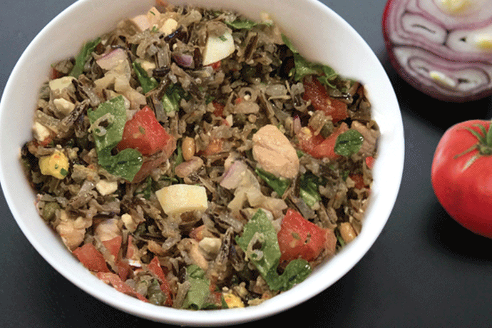 Wild Rice & Pork Salad Gribiche