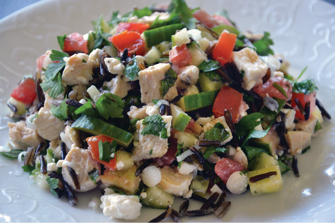 Greek Chicken & Wild Rice Tabbouleh