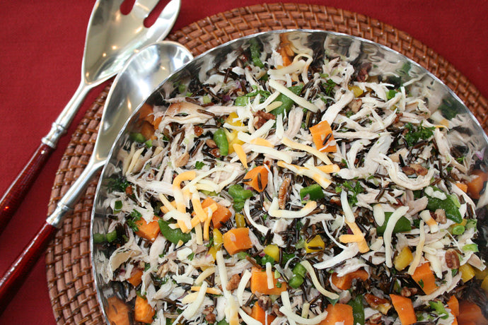 Chicken, Wild Rice, & Sweet Potato Salad