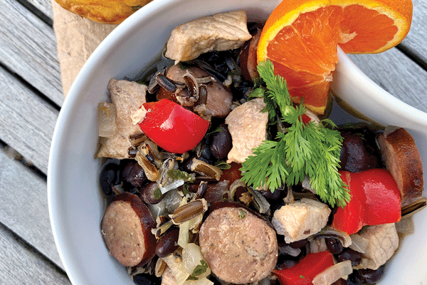 Wild Rice Brazilian Stew for Two