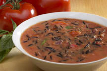 Tomato Wild Rice Bisque