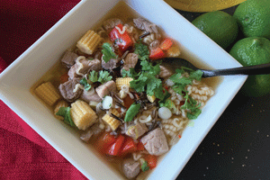 Wild Rice Pork & Beef Ramen Soup