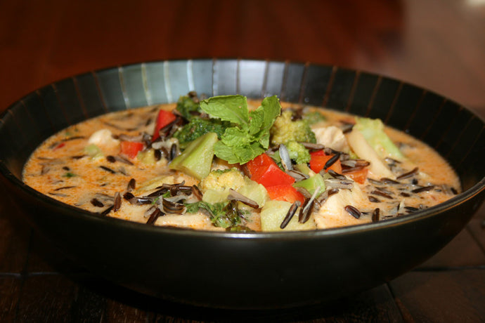 Thai Wild Rice & Chicken Soup