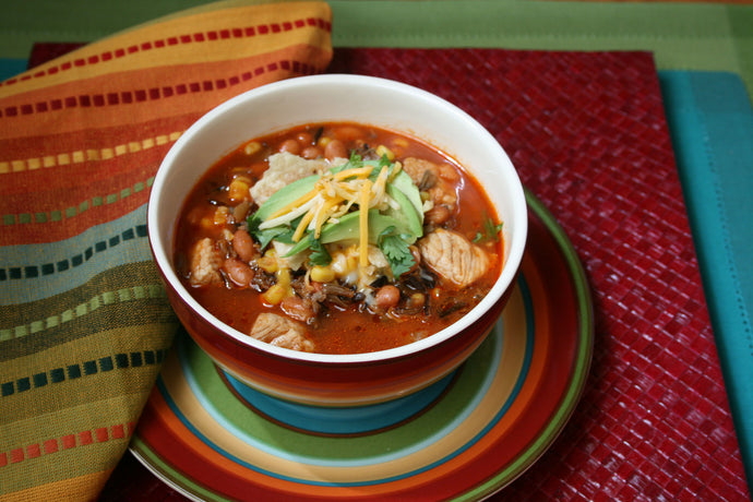 Quick & Spicy Pork Wild Rice Soup